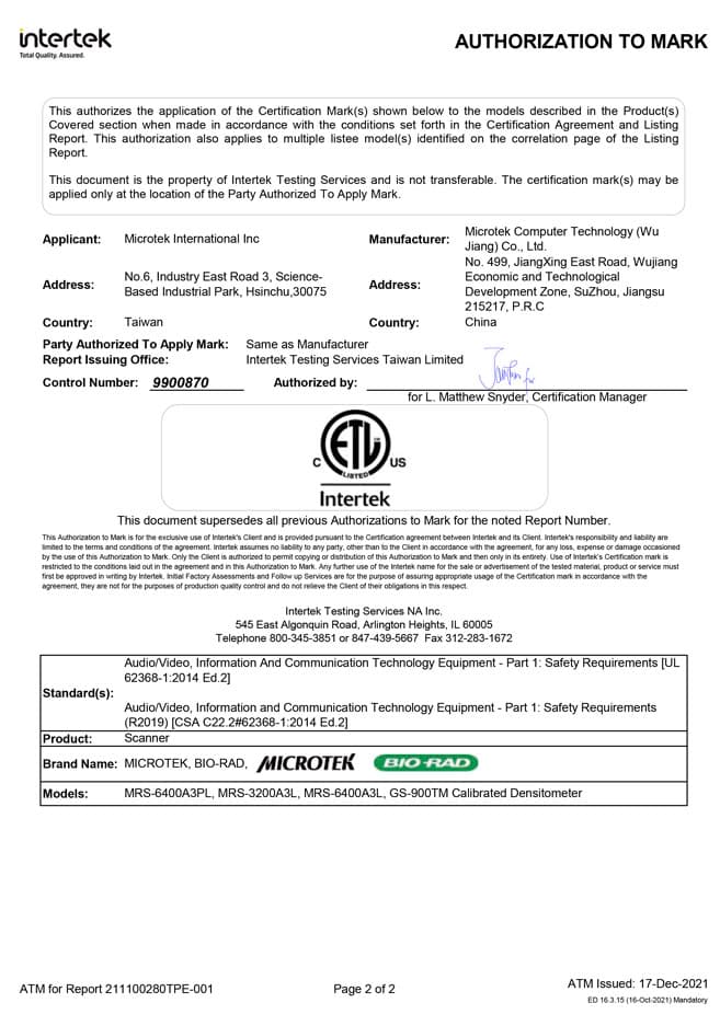 Microtek distribution document 2